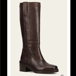 Frye dark brown Kate pull on boots